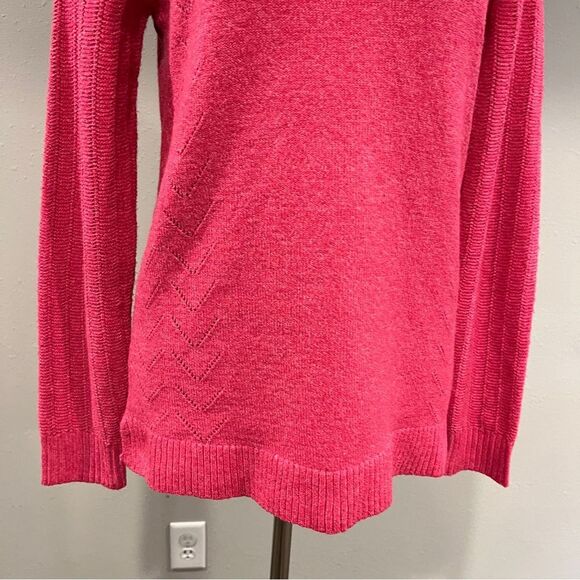 Maurice’s casual long sleeve scoop neck Pink Sweater size small - Picture 4 of 12